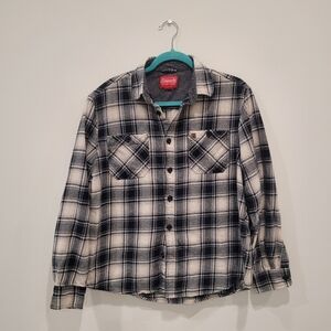 Coleman Blk/Wht Men's XL Flannel